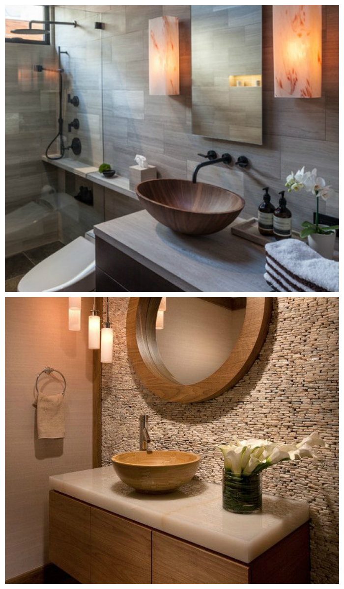 Дизайн ванной комнаты в азиатском стиле