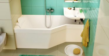 дизайн ванной в зеленгом цвете