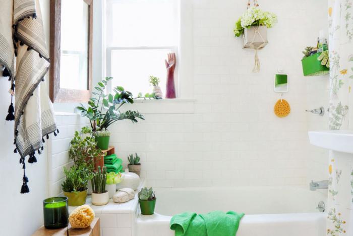 Как быстро без затрат изменить дизайн ванной? 30 идеи