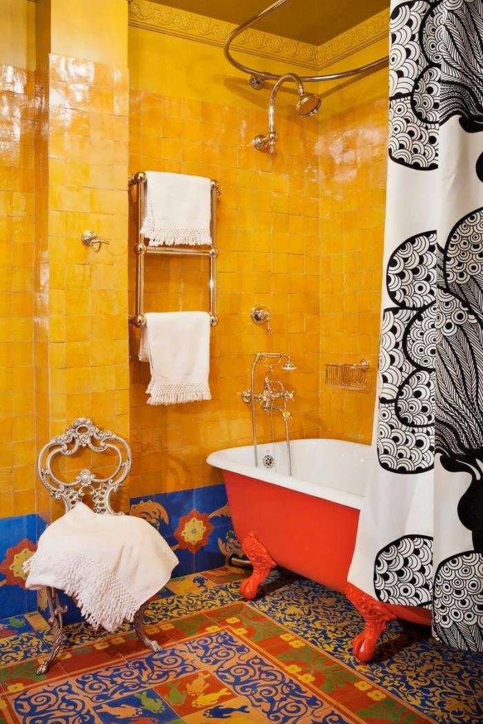 Ванная комната в стиле бохо шик