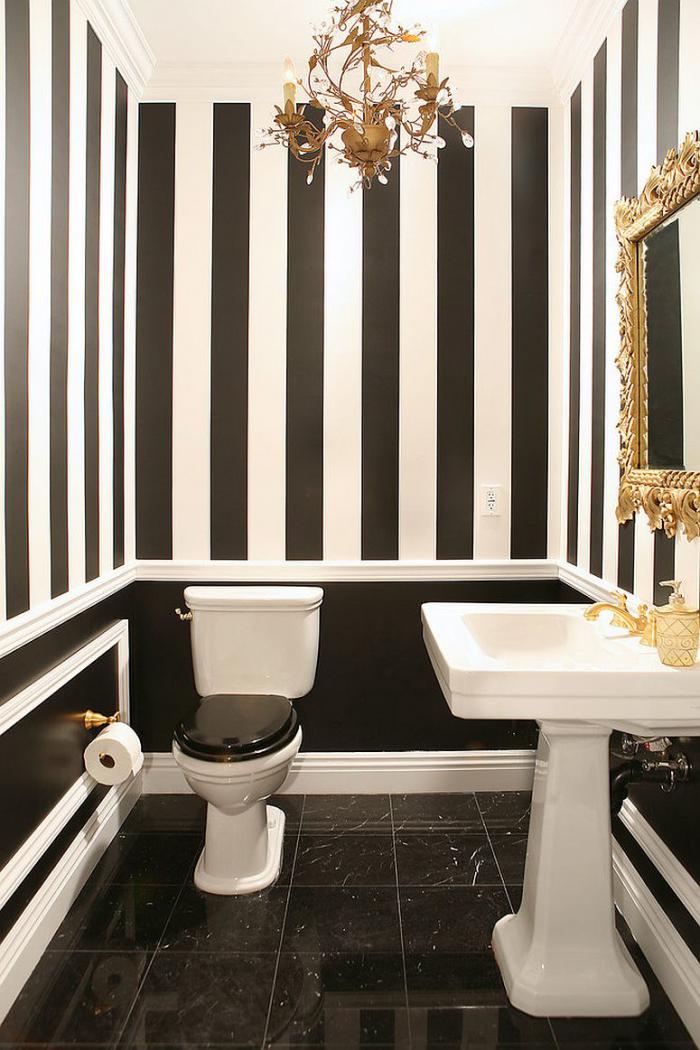 dizajn vannoj komnaty v chyorno belom tsv 36 - 100 вариантов дизайна ванной в черно белом цвете