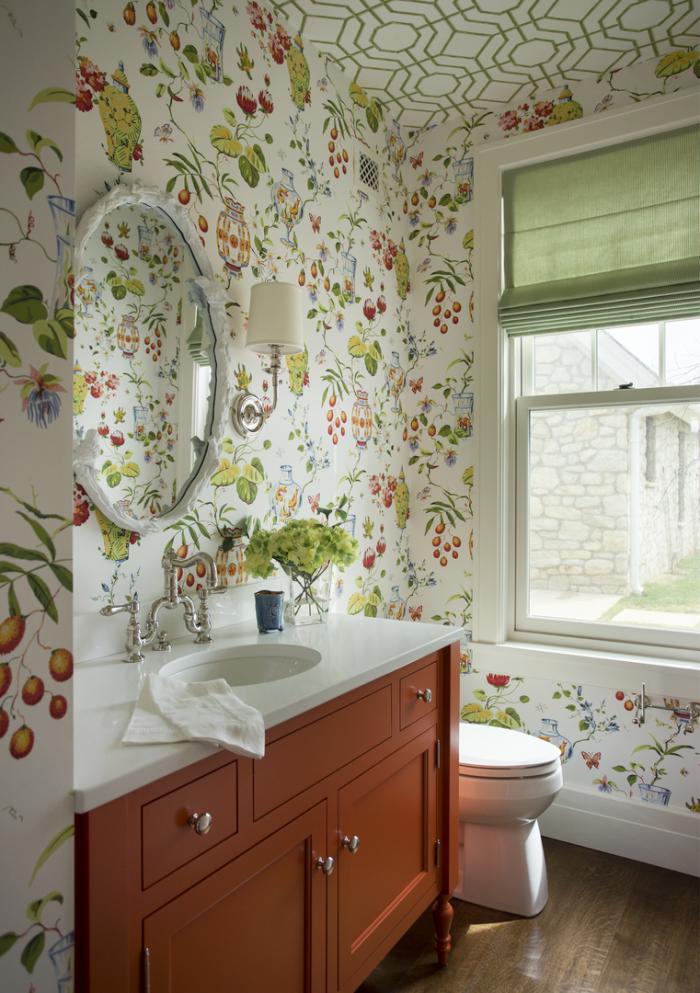 dizajn vannoj v zelyonom tsvete 1 - Дизайн ванной в зелёном цвете. Возвращаемся к природе