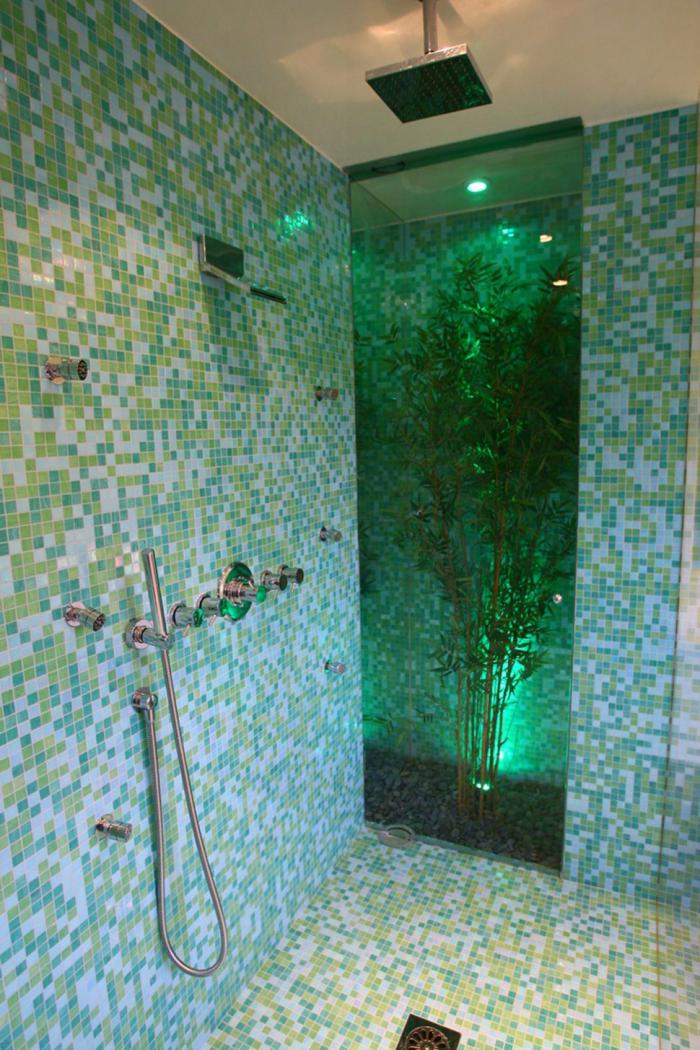 dizajn vannoj v zelyonom tsvete 10 - Дизайн ванной в зелёном цвете. Возвращаемся к природе