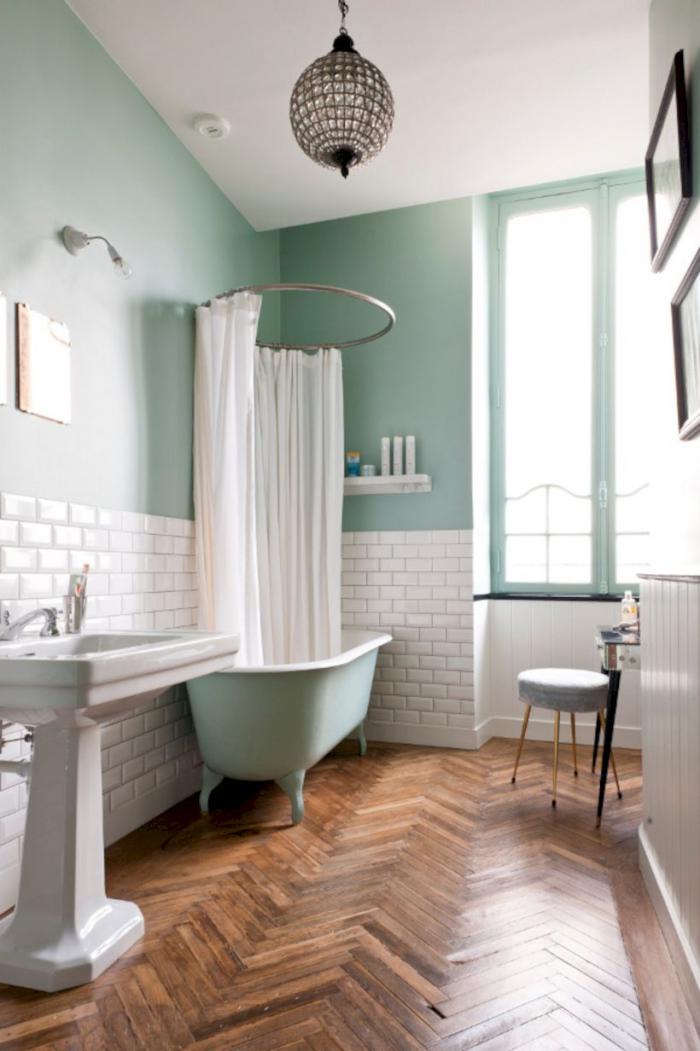 dizajn vannoj v zelyonom tsvete 12 - Дизайн ванной в зелёном цвете. Возвращаемся к природе