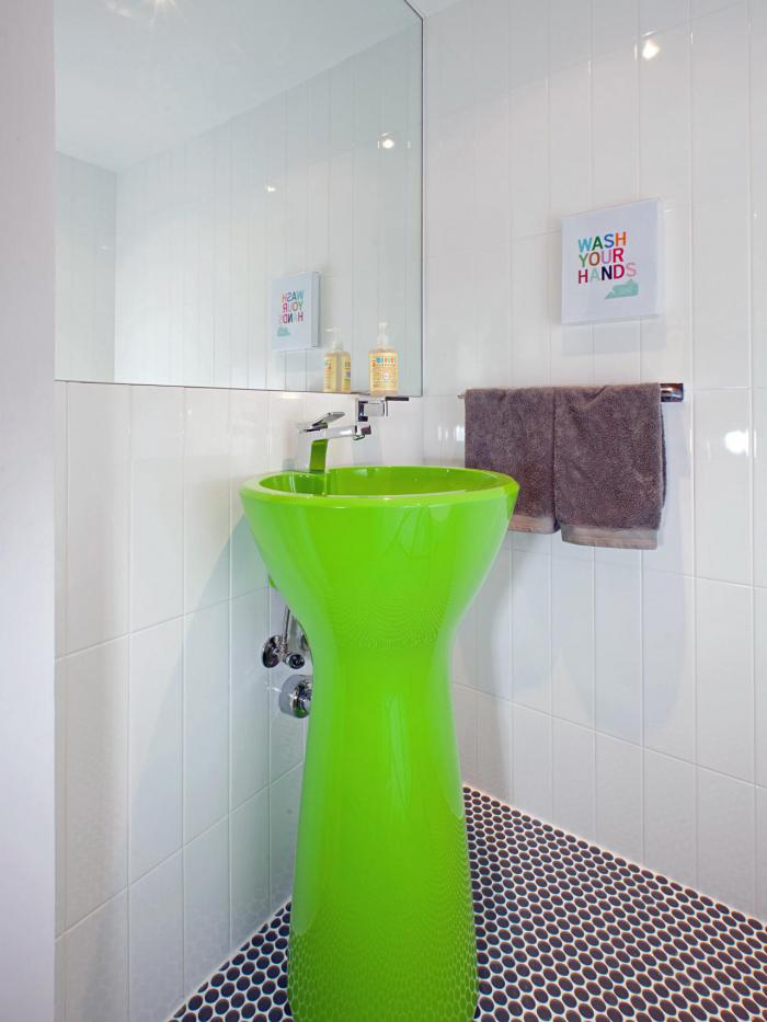dizajn vannoj v zelyonom tsvete 4 - Дизайн ванной в зелёном цвете. Возвращаемся к природе
