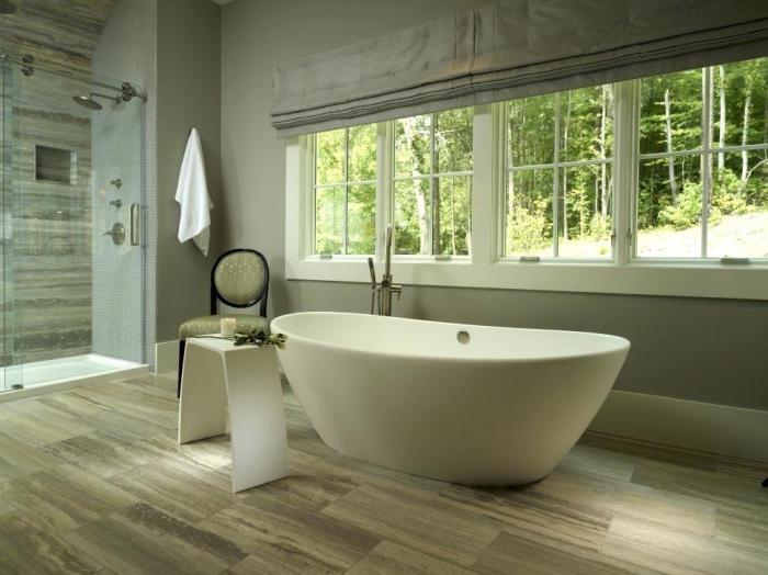 dizajn vannoj v zelyonom tsvete 44 - Дизайн ванной в зелёном цвете. Возвращаемся к природе