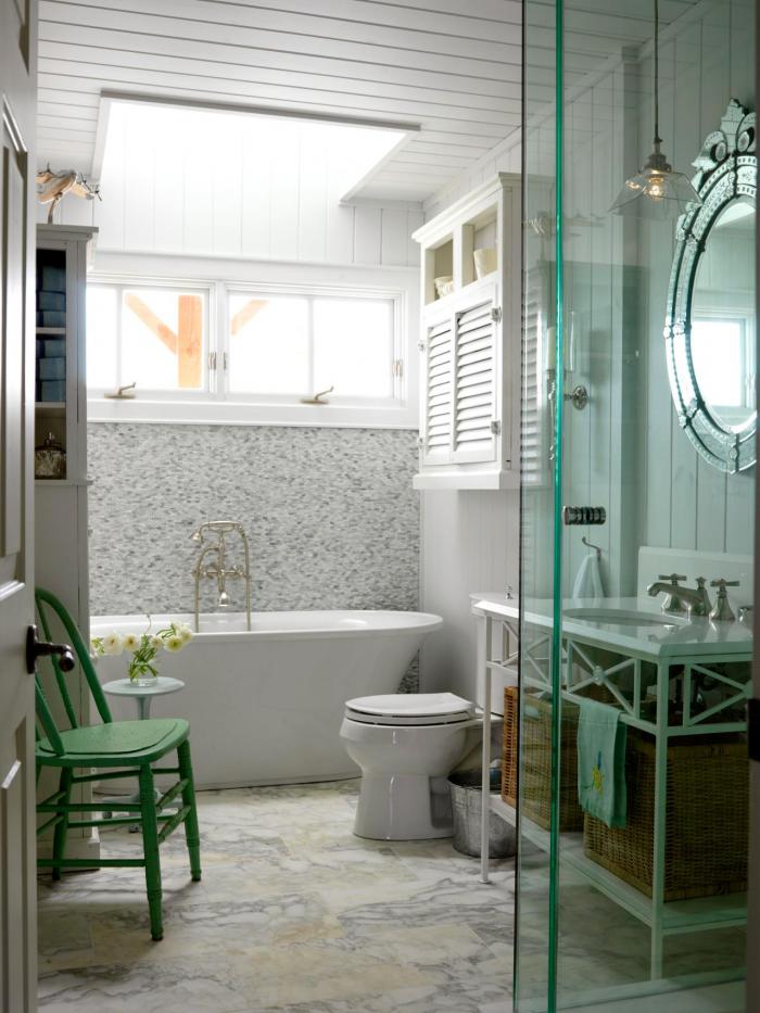 dizajn vannoj v zelyonom tsvete 5 - Дизайн ванной в зелёном цвете. Возвращаемся к природе