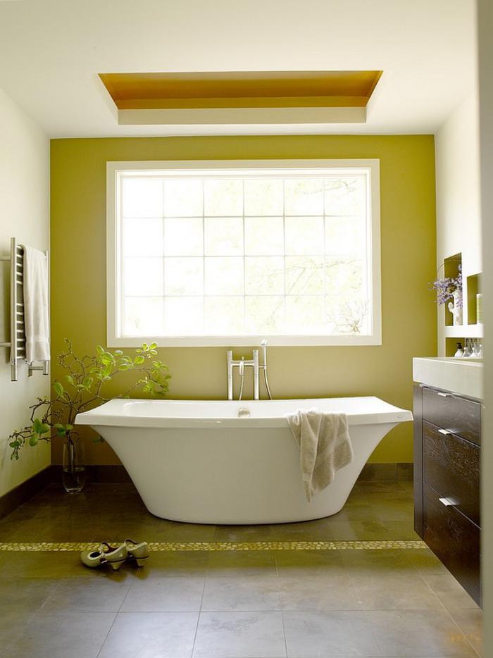 dizajn vannoj v zelyonom tsvete 59 - Дизайн ванной в зелёном цвете. Возвращаемся к природе