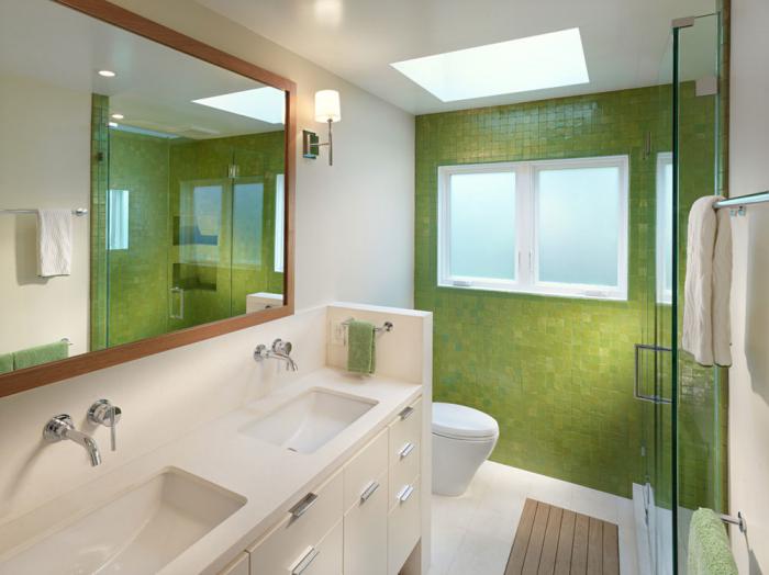 dizajn vannoj v zelyonom tsvete 63 - Дизайн ванной в зелёном цвете. Возвращаемся к природе