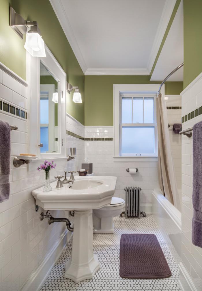 dizajn vannoj v zelyonom tsvete 78 - Дизайн ванной в зелёном цвете. Возвращаемся к природе