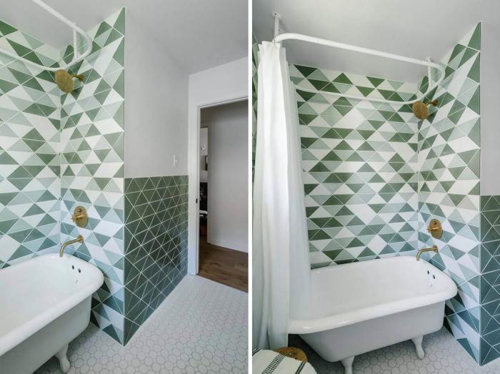 dizajn vannoj v zelyonom tsvete 80 - Дизайн ванной в зелёном цвете. Возвращаемся к природе