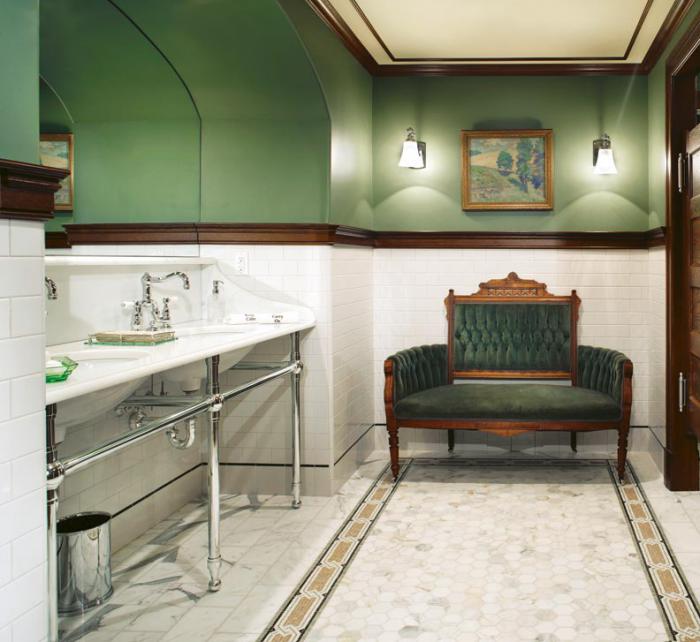 dizajn vannoj v zelyonom tsvete 84 - Дизайн ванной в зелёном цвете. Возвращаемся к природе